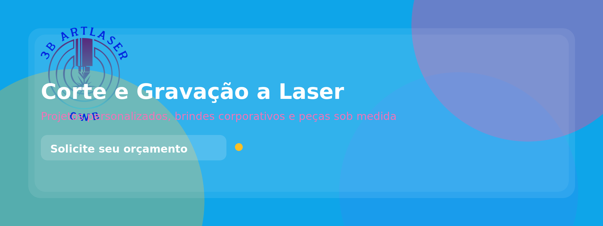 Banner 3B Art Laser - Corte e Gravação a Laser
